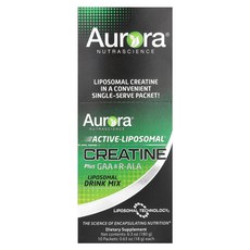 Aurora Nutrascience 오로라뉴트라사이언스 Active-Liposomal 크레아틴 플러스 GAA R-ALA 10 파우치 18g 운동보충제, 18, 1