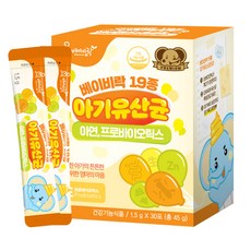 베이비락 19종 아기유산균, 45g, 1개