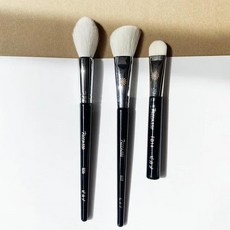 피카소 뷰티 앵글 블러시 윤곽 브러시 테이퍼 하이라이트 슈퍼 소프트 염소 헤어 메이크업 도구, 02 3-pcs Set, 1개