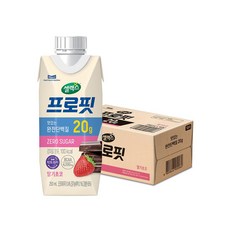 셀렉스 프로핏 완전단백질 드링크 딸기초코맛 250ml 18개