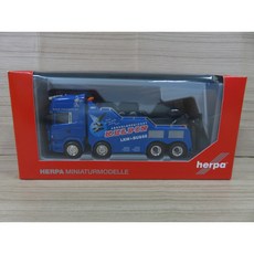 Herpa Scania R TL Empl Bison 彩繪重型拖救車 模型, 1個
