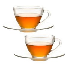 Ocean 杯子 2入+碟子 2入, 單色, 1組