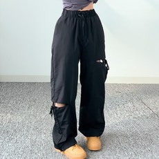 댄마샵 매듭 절개 바스락 스트링 와이드팬츠 방송댄스복 줌바댄스복 에어로빅복