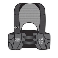 Champro Air Tech 4 리브 조끼 (블랙 XL)