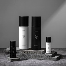 도화랑 옴므 블랙 2종 올인원 세트 (스킨145ml+로션145m+여행용 미니어처) <한국콜마 기술제휴> 남성기초 / 선물용, 1세트