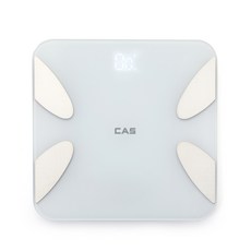카스 블루투스 스마트 인바디 체중계 SBF-330B, 화이트, 1개