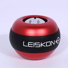 LEISKON 腕力球 手腕訓練器, 1個, 紅色加重款   一體外殼, 紅色