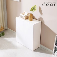 도아르 낮은 틈새 베란다 거실 미니 폭좁은 얇은 수납장 700 1100, 오키도키 슬림 700수납장, 화이트