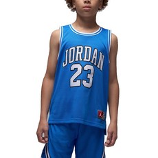 NIKE Jordan 兒童籃球背心 JD2532015GS002, JD2532015GS002(藍),L, 藍