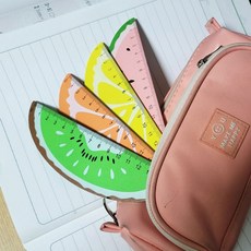 디자인 과일모양자 잣대 키위 자 15cm ehd378rq, 1개, 단일