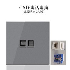 차콜 온도 네스트 스마트 조절기 구글호환, CAT6 폰 컴퓨터, 한 마리, 1개