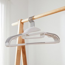 모던하우스 튼튼한 목늘어남방지 넌슬립 옷걸이 8P세트 화이트 BT0225004, 1세트