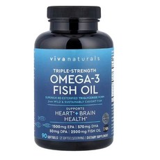 오메가 DHA EPA DPA omega 3 피쉬오일 추천 90정 비바내추럴 3병, 3개
