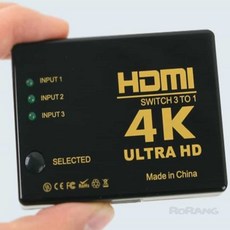 로랑마켓 HDMI 3대1 선택기 영상선택기 영상분배기 TV분배기
