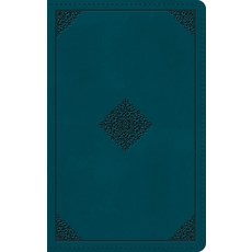 (영문도서)ESV Giant Print Personal Size Bible Red Letter (Trutone Deep Teal Emb... Imitation Leather, Crossway, English, 9798874906580