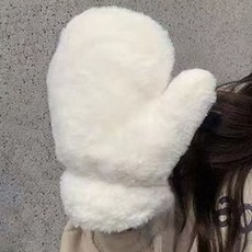 可愛聖誕節雪人毛絨圍脖女秋冬季保暖毛茸茸防寒護頸毛毛短款圍巾