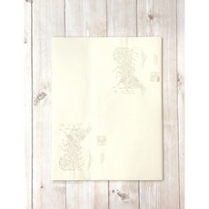 正大筆莊《紋畫箋 馬車圖 》35*136cm 色生宣 書法用紙 整包賣場, 1個, 土黃