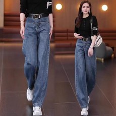 Yellwel 여름 소가죽 바지 하이웨이스트 슬림핏 스트레이트 핏 캐주얼 팬츠 DJP