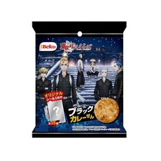 befco 쿠리야마베이카 도쿄리벤저스 3 블랙 카레 센베 29g, 1개
