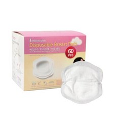 퍼펙션 일회용 모유패드 60매/수유용패드/임산부용품/임부용품/수유패드/모유패드/일회용패드/수유용품/아, 1개