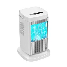 휴대용 공기 냉각 반도체 공조 데스크탑 팬의 냉동 냉각기 미니, EU, white, 1개