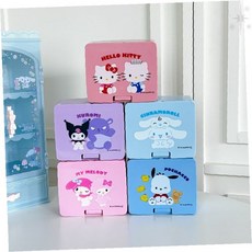 캐릭터 원터치 수납함 데스크 정리함 화장품 보관함 미니 서랍 인테리어 소품함, 1개, 상세페이지 참조