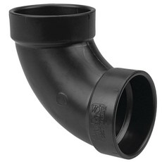 NIBCO - I05555H U5807 3 HXH 90 ELBOW ABS Black 3" (U58073), 2 인치