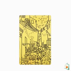 OS 데코샌드아트 명화도안 색모래 별매 중 밤의 카페테라스 그림도안 샌드아트도안