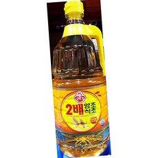 오뚜기 2배 양조 식초 1.8L 6병 조미, 6개