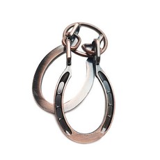 魯班鎖 孔明鎖 解鎖玩具 燒腦遊戲 益智環 益智玩具 益智鎖 九連環 益智解鎖 孔明鎖魯班鎖 解鎖玩具 益智 交換禮物, 1個, 古銅馬蹄