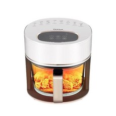 Glolux氣炸鍋，透明可視炸籃，多功能健康氣炸，一鍵輕鬆烹飪, 白色, AF3501