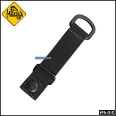 野戰搖滾 馬蓋先 MAGFORCE MOLLE D環織帶扣帶【黑色、軍綠色】扣條掛扣模組化背包連接扣帶背帶快拆扣帶, 卡其色,5吋D環款, 1個