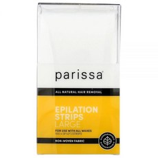 Parissa EpilatiON 온 Strips (Large) | NON 온-WOVEN 우븐 Waxing Strips SOFT 소프트 & Durable for All-OVER, Parissa EpilatiON 온 Strips Lar