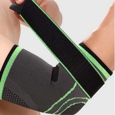 깽'S의 물건 스트랩 팔꿈치보호대 헬스 압박, 1개, 그린