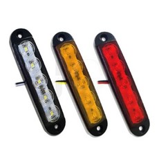 제이오스토어 LED 사이드등 12V 24V 2개 미등 추레라 지게차 로베드, 상세표기