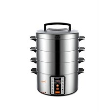 업소용 전기찜기 식당 만두 호빵 야채 찜솥 주방 찐빵, 3단