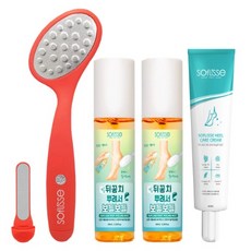 소프리스 트리플 풋파일 풋케어 세트 발 각질제거 촉촉한 보습 발관리 생일 명절 선물