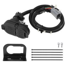 DriSentri 트레일러 히치 견인 배선 커넥터 하네스 설치 키트 포드 2015-2019 트랜짓 150/250/350 리어 범퍼 교체 CK4T-13B576-KE CK4Z-13, DriSentri 트레일러 히치 견인 배선 커넥터 하네