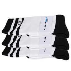 LARGO 國產滑雪襪3p, 黑色的, 3個