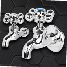 십자가로꼭지 수도꼭지교체 화장실부품 욕실 일반연결 59000EA 1EA, A냉수