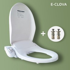 이크로바 기계식비데 무전원 냉수전용 시트일체형 수동비데 HB-5023 2노즐, 고객직접설치, HB-5023(기본)+상부체결