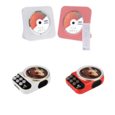 사파 휴대용 CD 플레이어 SCD100 SCD300 무선 블루투스 아기 라디오 CD 플레이어, 화이트
