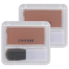CHIFURE 蜜粉腮紅 2.5g, 2個, 612米色