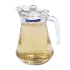 ms0104- 루미낙 피쳐 유리포트 주전자 저그 커피 녹차, 1.3L