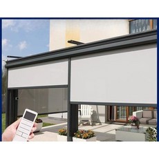 전동블라인드 대형 전동 커튼 자동 리모컨 창문 암막 브라인드 간편설치 무선 베란다 거실 별장