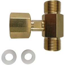 고압수족관 CO2 탱크 어댑터 소다실린더 황동제 CO2 실린더 탱크 어댑터 1~2톤 어댑터 내구성 있는 소다병 변환기, 1