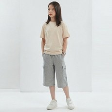 주니어 여름 국내제작 카고버뮤다6부팬츠