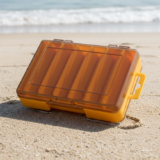 로렌드 양면 미니 태클박스 에기 케이스, 1개, 옐로우