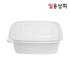사각죽용기세트(특대) JH (1250ml) 250세트 반투명, 1개