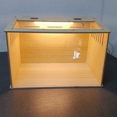 사육 골든햄스터케이지 햄스터집 하우스 은신처 대형, 통기성 소형 대각선-40x30x30cm